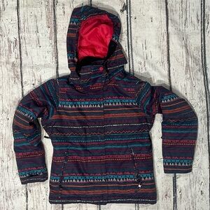 Roxy Snowboarding Ski Skiing Hooded Girls Youth Boys Coat Winter Jacket